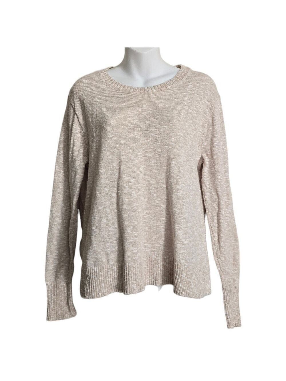 J. Crew Factory Marled Teddy Sweater Sz S